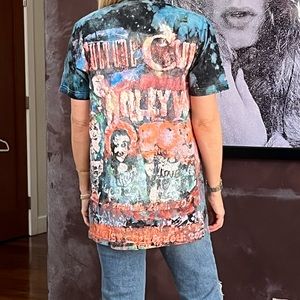 ONE OF A KIND HAND PAINTED CULTURE CLUB TEE LARGE